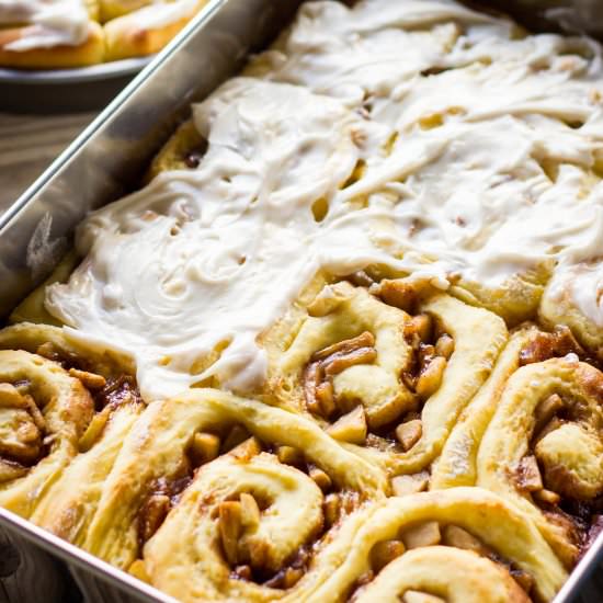 Apple Brioche Rolls
