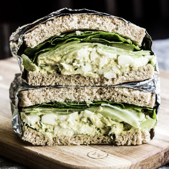 Green Goddess Egg Salad