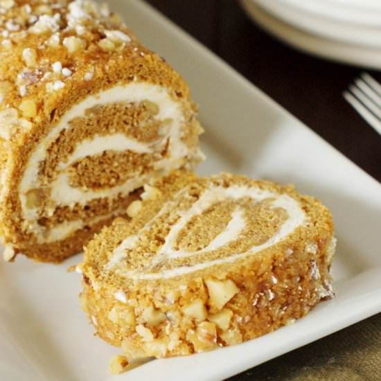 Classic Pumpkin Cake Roll
