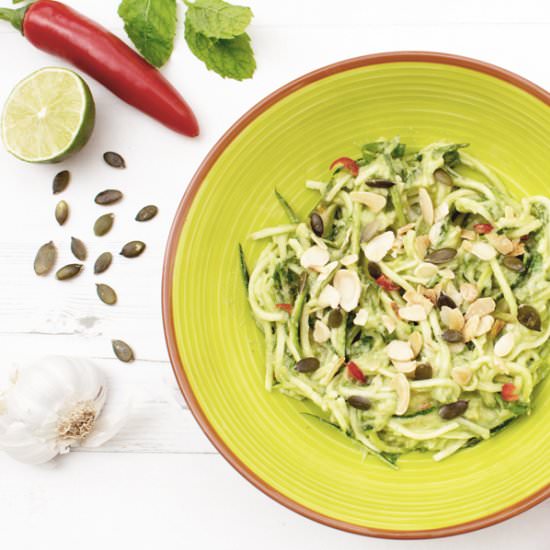 Creamy Avocado & Courgette Salad