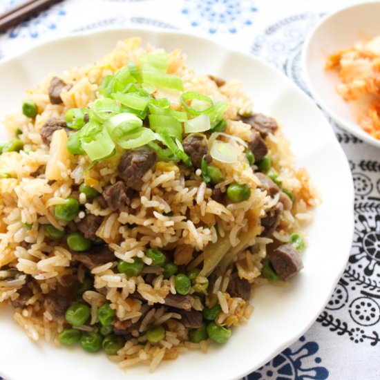 Beef and Kimchi Fried Rice
