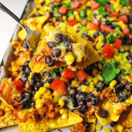 Loaded Chicken Nachos