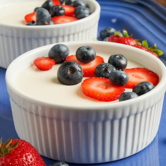 Panna Cotta with Berries
