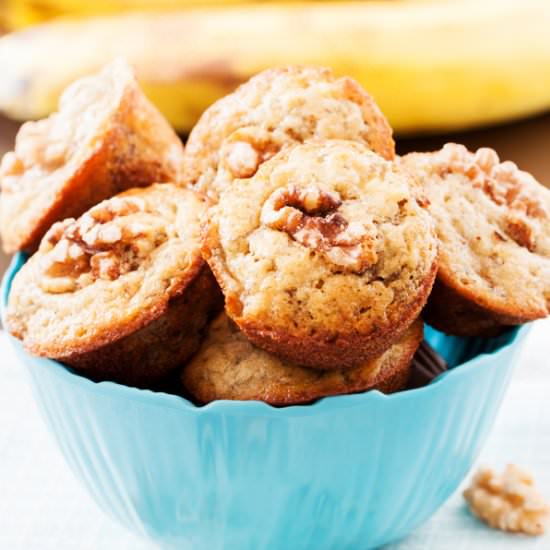 Banana Walnut Muffins