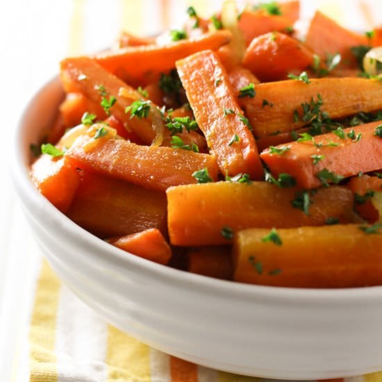 Roasted Coriander Carrots