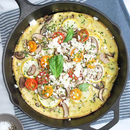 Zucchini Mushroom Frittata