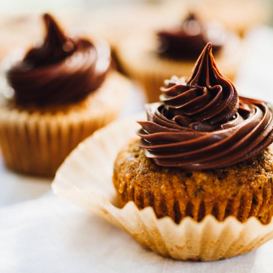Spelt Pumpkin Spice Cupcakes