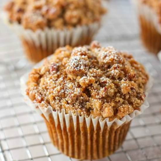 Pumpkin Pecan Crunch Muffins