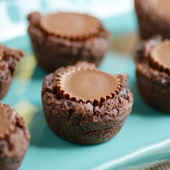 Reese’s Cup Brownie Cookie Cups