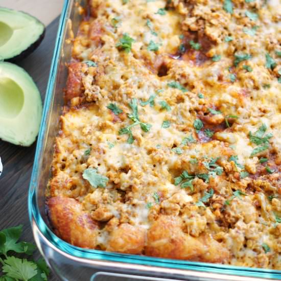 Bubble Up Enchilada Bake