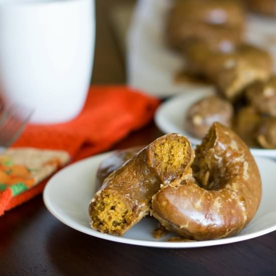 Pumpkin Spice Latte Doughnuts