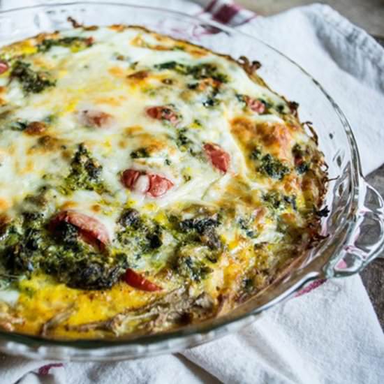 Super Greens Veggie Frittata