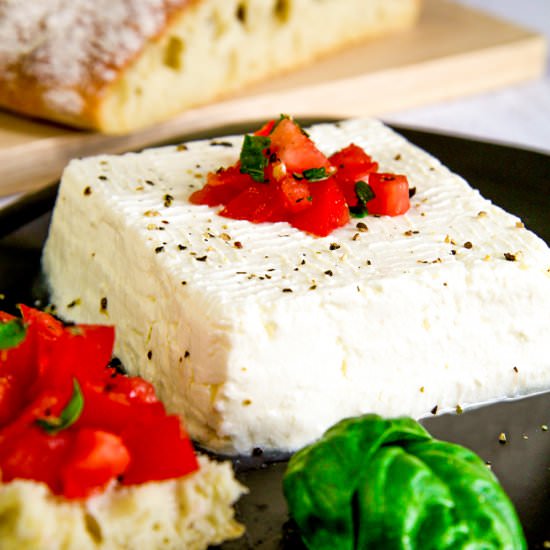 Homemade Italian Fresh Cheese