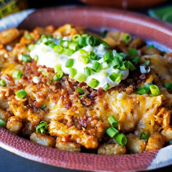 Fiesta Ranch Chicken Totchos