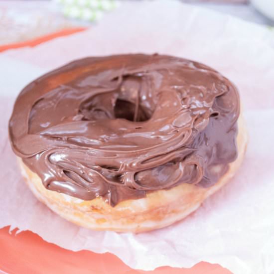 Pumpkin Nutella Donuts