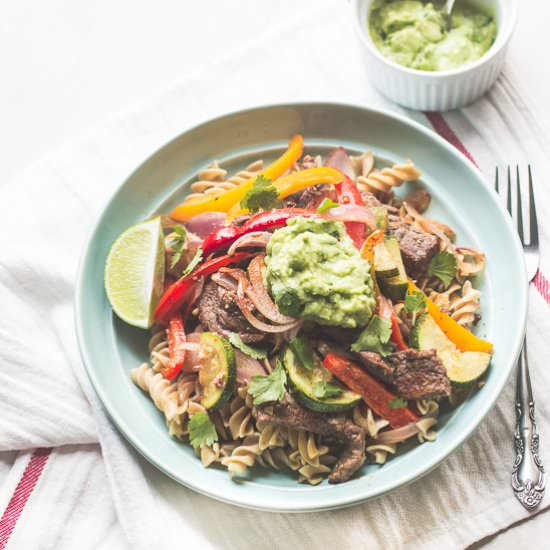 Steak Fajita Pasta