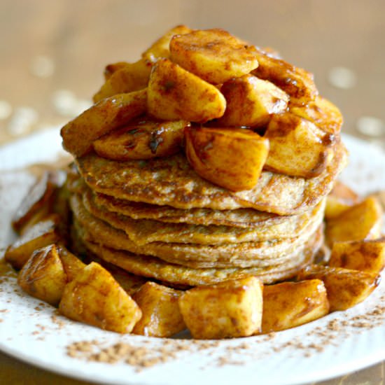 Apple Cinnamon Yogurt Pancakes