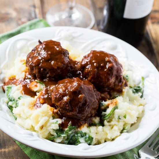 Braised Meatballs