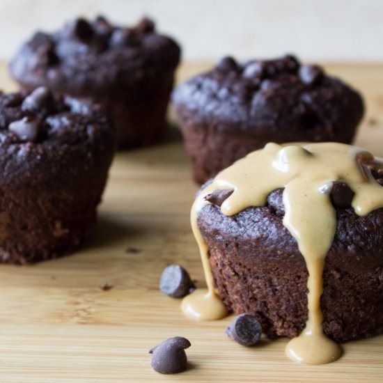 Guilt Free Double Chocolate Muffins