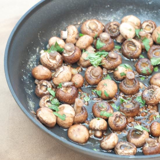 Butter Garlic Mushrooms