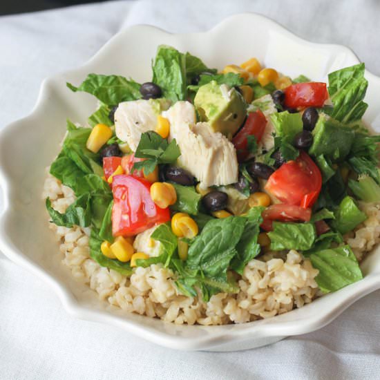 Skinny Chicken Burrito Bowl