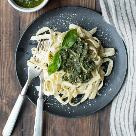 Kale and Basil Pesto