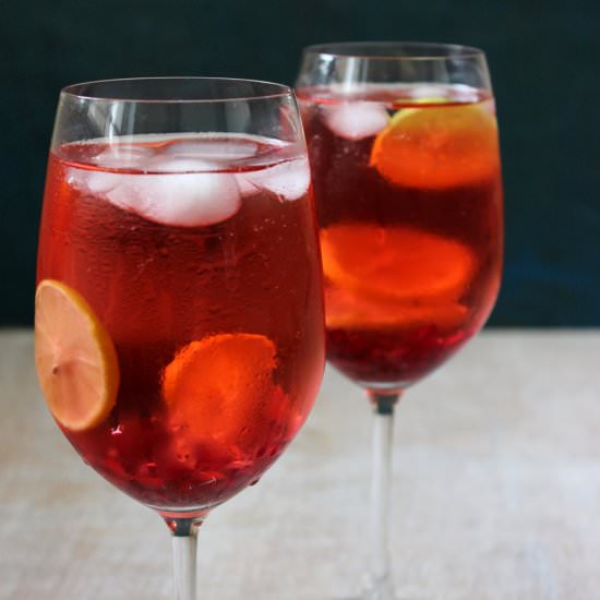 Pomegranate Lemon Ginger Punch