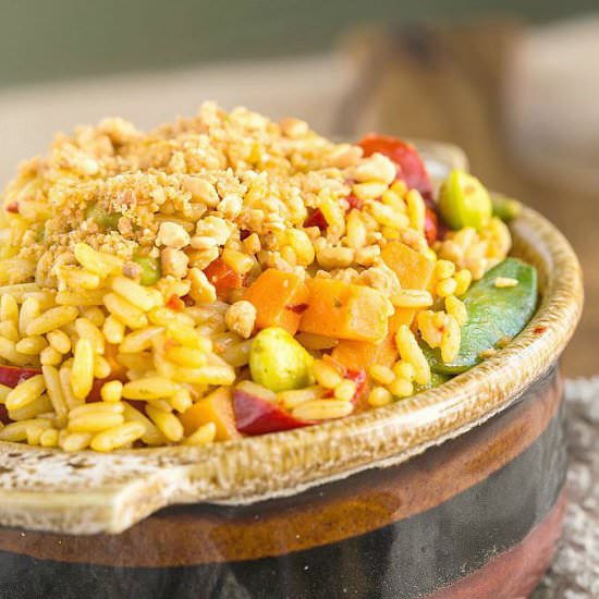 Creamy Pumpkin Curry Rice