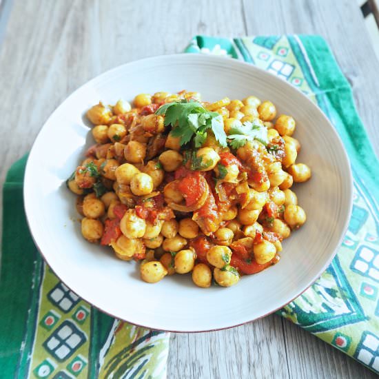 Spicy Chickpea Salad