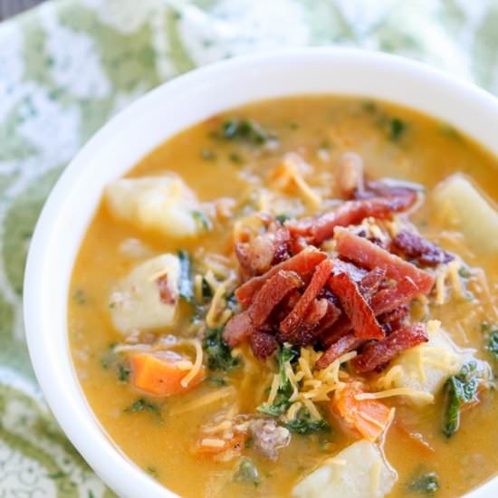 Sausage Kale Potato Soup