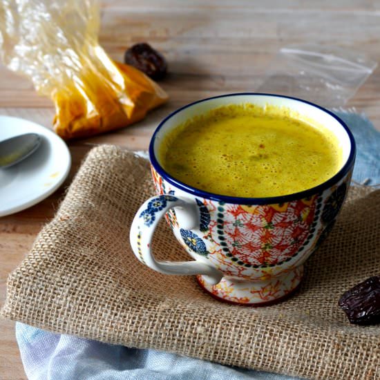 Hot, Spiced Turmeric Milk