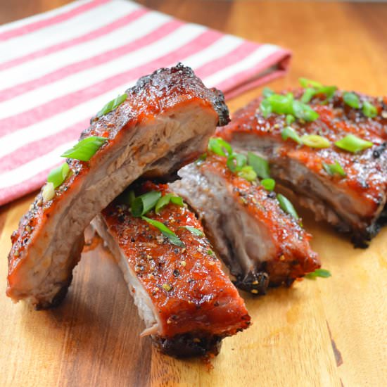 Sticky Sweet and Sour Ribs