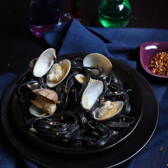 Squid Ink Pasta Vongole