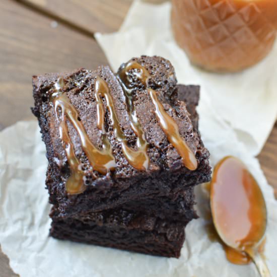 Sea Salt Caramel Brownies