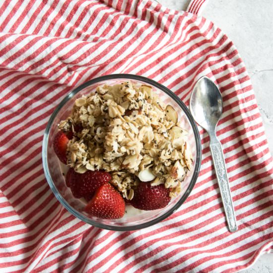Maple Coconut Chia Granola