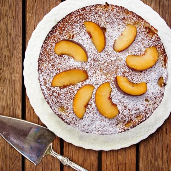 Summertime Peach Cake