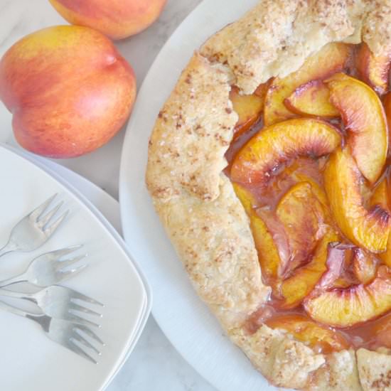 Rustic Nectarine Crostata