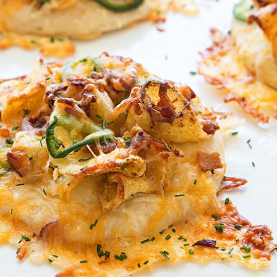 Cheesy Bacon & Jalapeno Pizza Bites