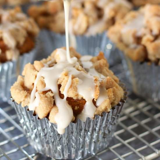 Pumpkin Crumb Muffins