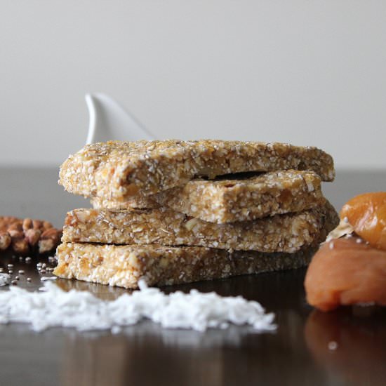 Peach Coconut Energy Bars