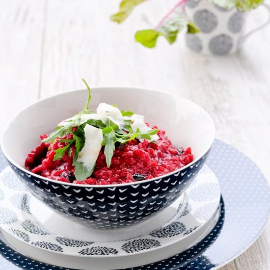 Beetroot risotto