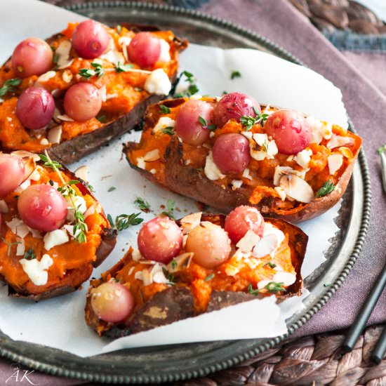 Twice Baked Sweet Potatoes