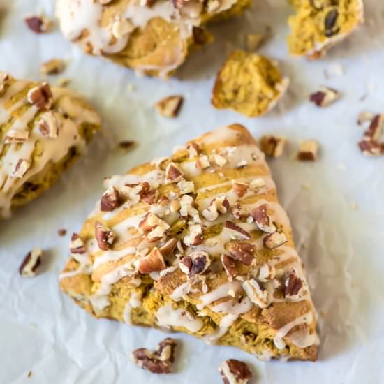 Maple Pumpkin Scones