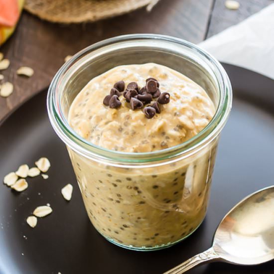 Pumpkin Chia Overnight Oats