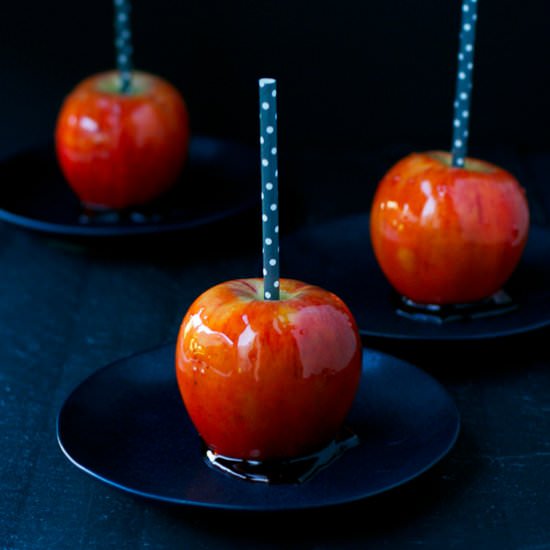 Orange Candy Apples