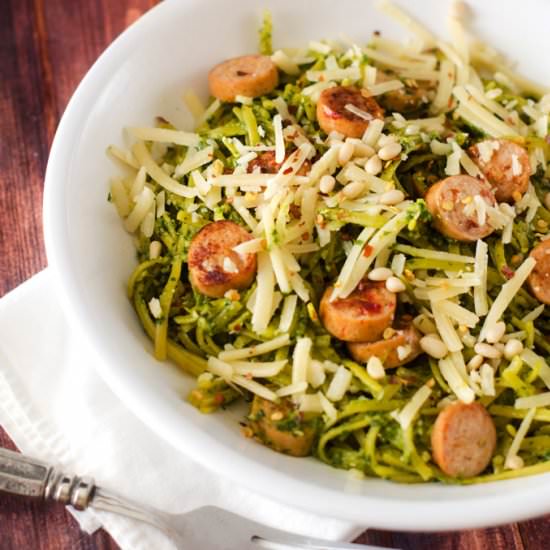 Arugula Pesto Pasta