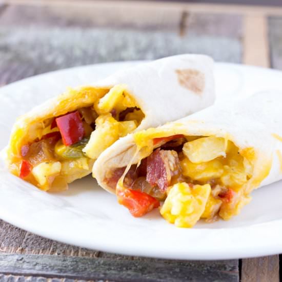 Southwest Breakfast Burritos