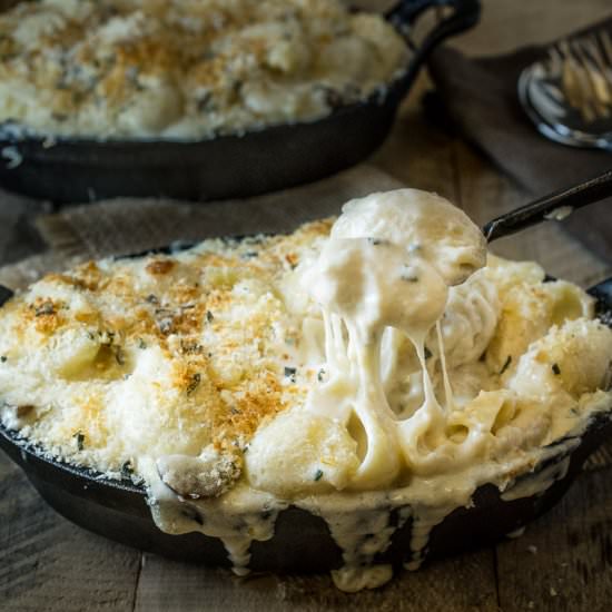 Mushroom, Sage Mac and Cheese