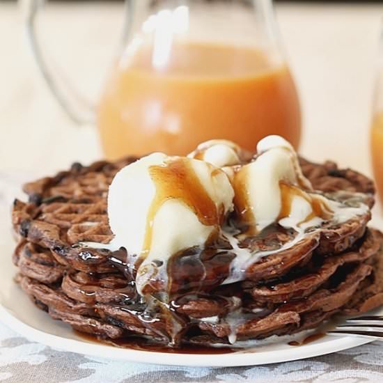 Gluten Free Chocolate Waffles