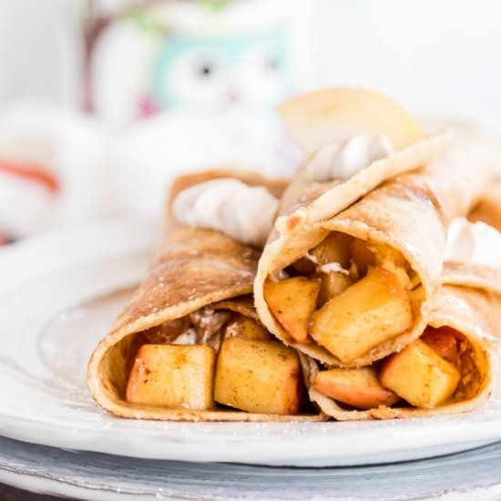 Apple Cinnamon Crepes